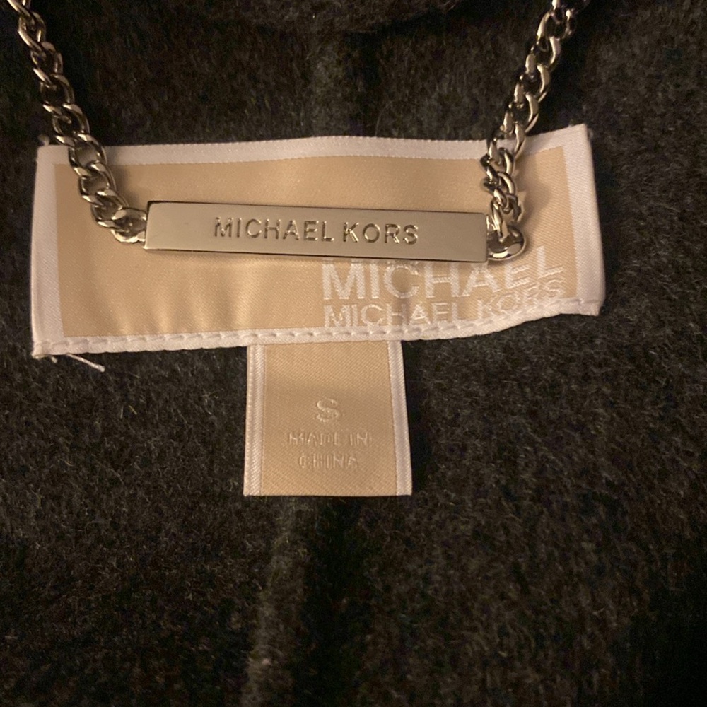 Michael Kors long wool blend vest with pockets - Picture 5 of 6